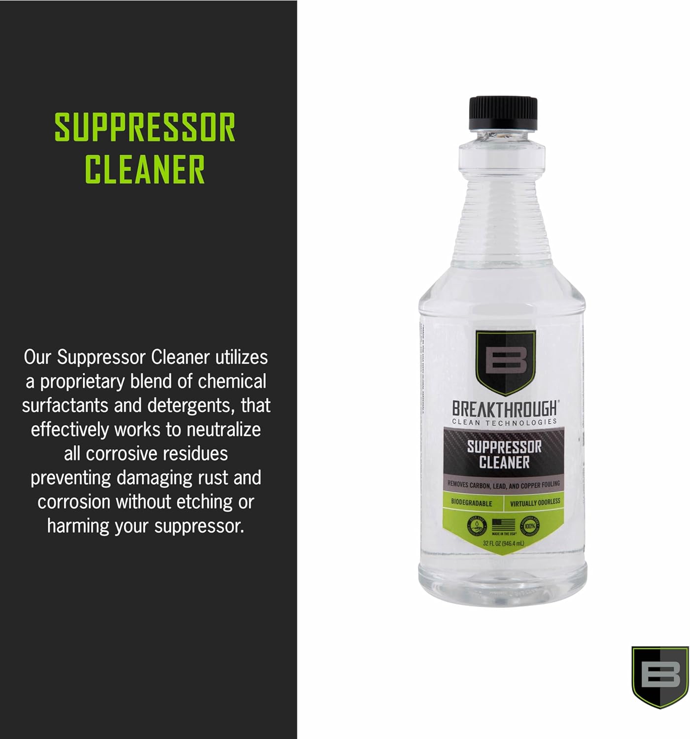 Breakthrough Clean Technologies Suppressor Cleaner