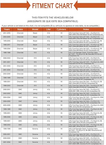 Miniatura 2 de Kit AC AC Compresor para Olds S10 Pickup con embrague Blazer
