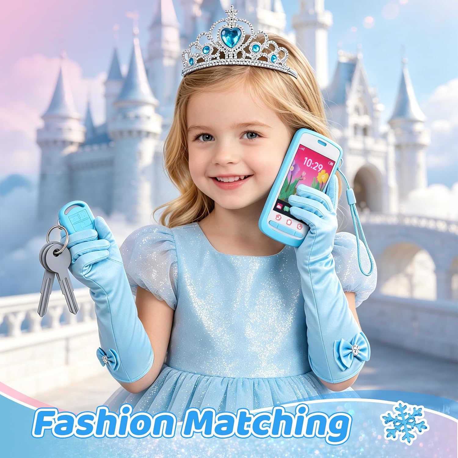 Toddler Girls Toys Blue Princess Pretend
