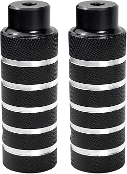 2PCS Universal Bike Pegs, 220lb Load Aluminum Alloy Bike Foot Pegs for Kids Adult, BMX Rear Feet Pedals for Mountain Bikes, Bicycle Foot Stunt Pegs For BMX Mountain Bike Bicycle Bearing