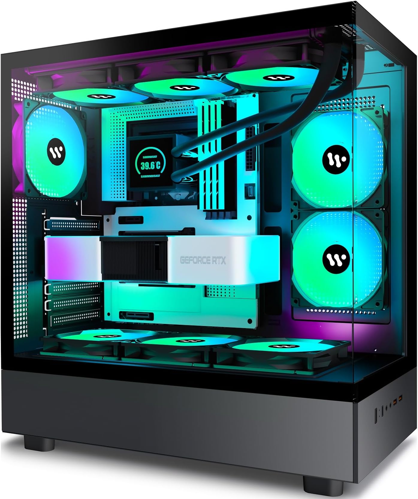 GamePower Warcry ATX MidTower Gaming PC Case with Tempered