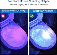 Vista 3 de Vansky X7 Pro 365nm UV Light Linternas de luz negra: linterna LED negra linterna ultravioleta profesional detector de orina de mascotas para perros