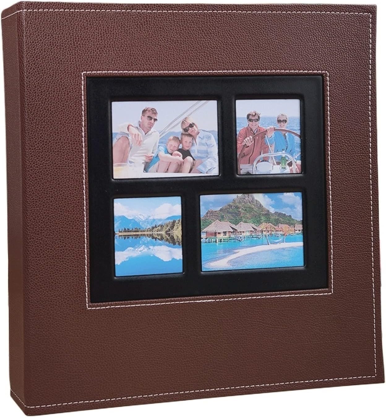 Memorial Book 6-Inch Insert Album, 600 6-Inch Photos Large-Capacity Album Collection Family Gathering Photo Collection Wedding Photo Album Giftsfor Wedding, Birthday, Baby, Family Photo