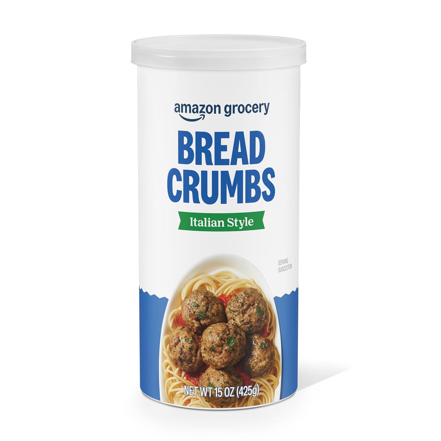 Amazon Grocery Italian Style Bread Crumbs 15 Oz - Premium Taste & Crunch for Chicken, Meatloaf & Veggies