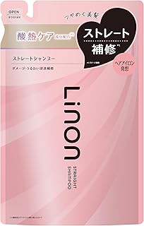【ストレートキープ】リノン ストレート キープ シャンプー 詰め替え 保湿 うるおい まとまり やわらかなフレッシュフローラルの香り350ml (詰め替え, シャンプー)