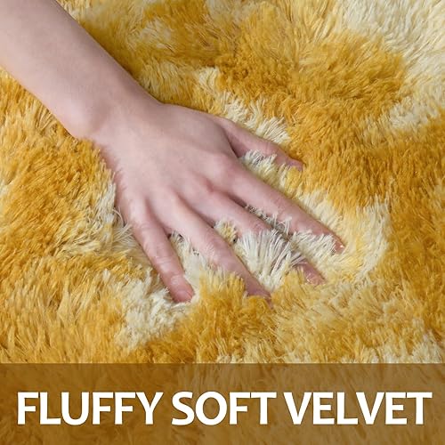 Miniatura 4 de Hutha - Tapetes grandes para sala de estar y dormitorio, supersuave, mullido y moderno, para habitación de niñas, niños pequeños o decoración del