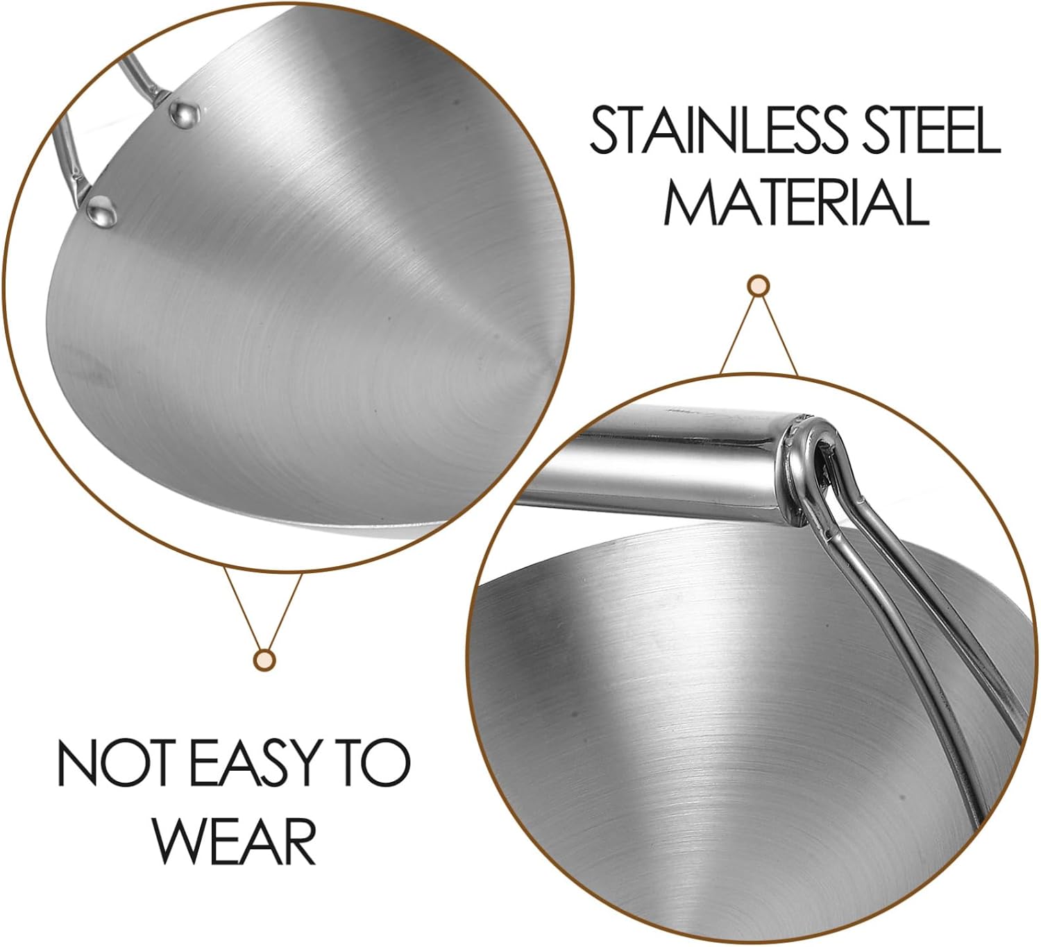 Stainless Steel Tofu Ladle Handle Kitchen Tool Tofu Scoop Easy Clean Versatile Pot