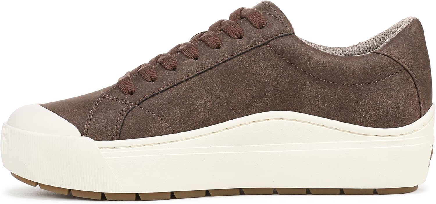Dr. Scholl's Shoes Women's Time Off Sneaker Dark Brown 7 M - Image 9