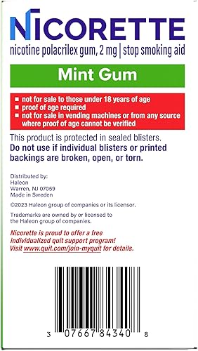 Miniatura 12 de Goma de mascar Nicorette, 784341, 1, 1