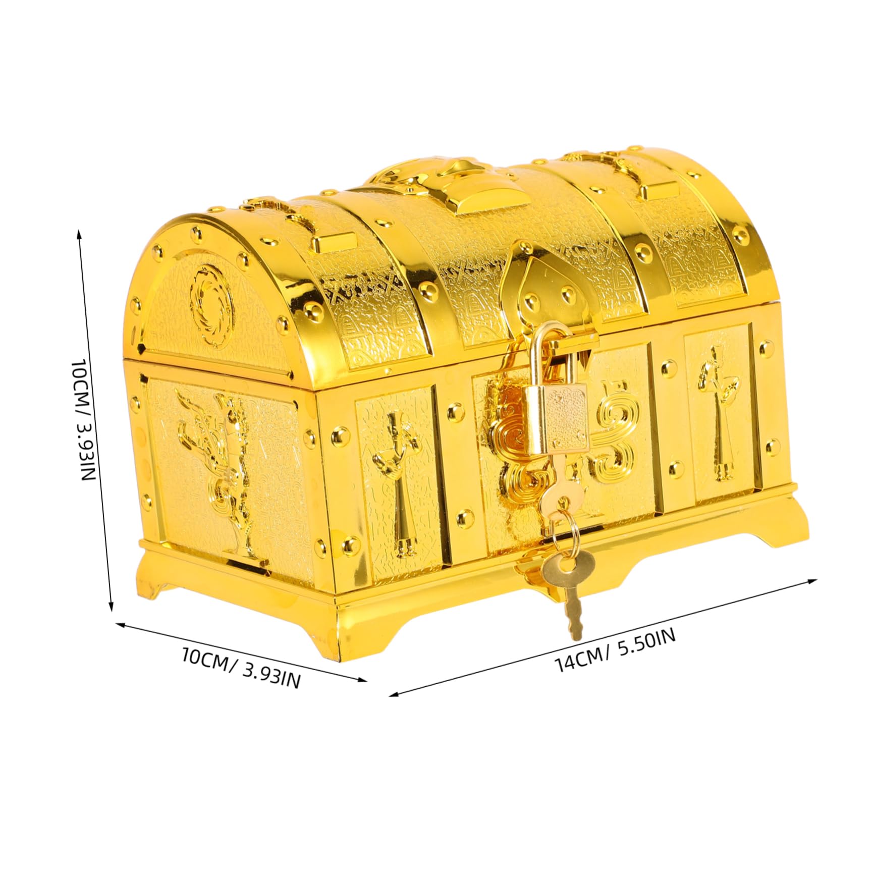 BESPORTBLE Ancient Educational Box Robust Treasure Chest for Hands Learning Teamwork Decorative Jewelry Chest Inspiring Curiosity History Archaeology