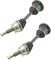 Vista 302 de TRQ Juego de conjunto de eje de transmisión CV delantero para conductor y pasajero, 2 piezas, compatible con Ford Explorer 4WD 95-01, Explorer AWD