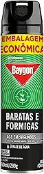 Baygon Inseticida Aerosol Mata Baratas e Formigas, Elimina Barata Até Nos Ninhos, 360ml