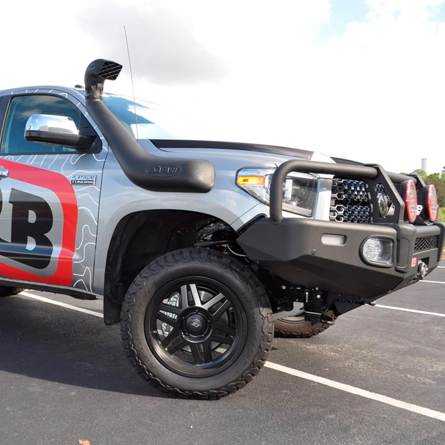 ARB SS445HF Safari Snorkel Air Intake kit V-SPEC Compatible For Toyota 4Runner 2003-2009, Ideal for protecting your engine from dust, water while traveling along extreme conditions