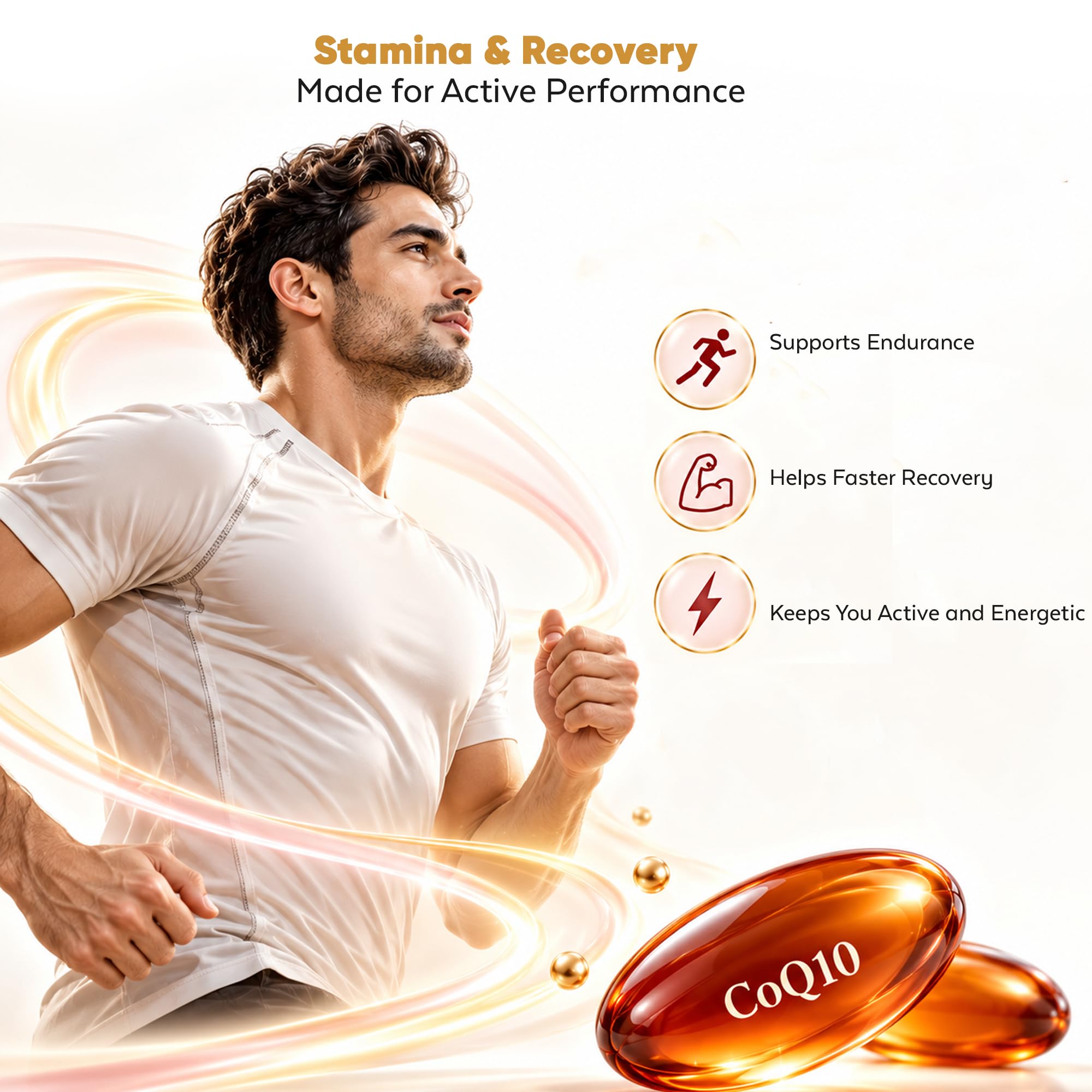 Vayas CoQ10 100mg Softgels – With L-Arginine, Selenium & Omega-3 – Advanced Antioxidant Formula for Heart Health, Energy Production & Cognitive Support – Daily Wellness Supplement for Men & Women — Amazon image 7