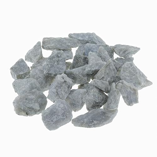 Miniatura 8 de WireJewelry 1.5 libras de piedra de jaspe de mar áspero, gran piedra natural áspera y cristales para caer