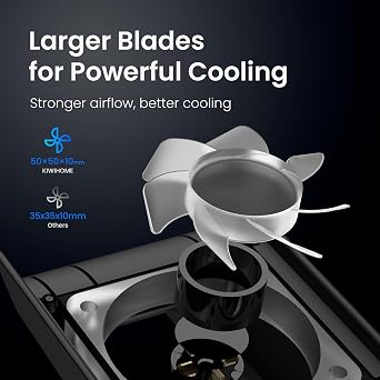KIWIHOME Cooling Fan for PS5 2020, Quiet Cooler with Auto Speed USB3.0