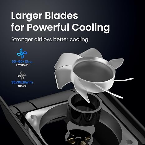 KIWIHOME Cooling Fan for PS5 2020, Quiet Cooler with Auto Speed USB3.0