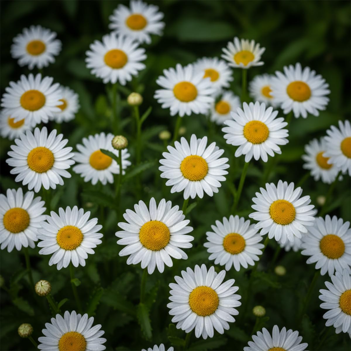 Bloomique - 3er - Set - Leucanthemum Silberprinzessche - Margerite - Reichblühend - Winterhart - Mehrjährig - Höhe 10-20 cm - Topf 9 cm