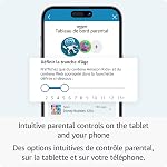 Amazon Feu HD 8 Comprimé pour enfants, comprend pare-chocs pour enfants de 3 à 5 ans, contenu sans publicité avec contrôle parental, 13-hr batterie, 32GB, Raisin, nouveau modèle