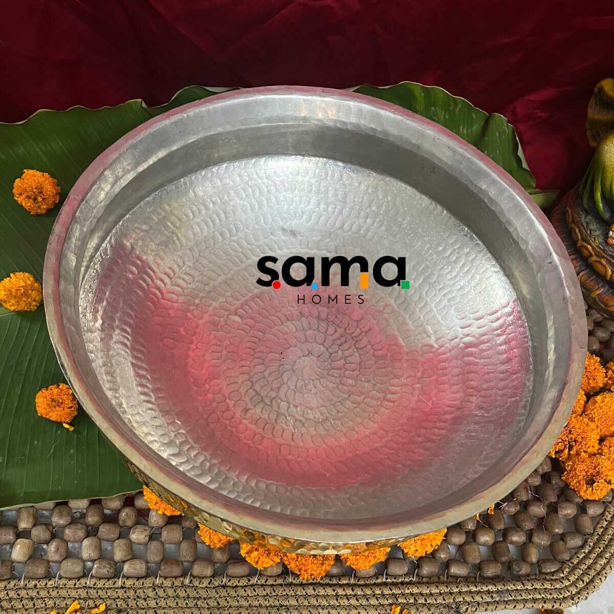 Brass Lagaan with Tin Coating 14inch