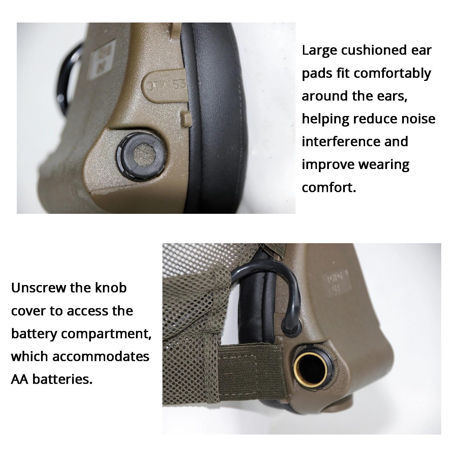 Casque Russe 6M2 avec Réduction du Bruit et Protection Auditive