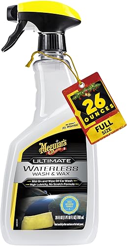 Meguiar's, Ultimate Waterless Wash & Wax - Producto para lavado y encerado de vehículo