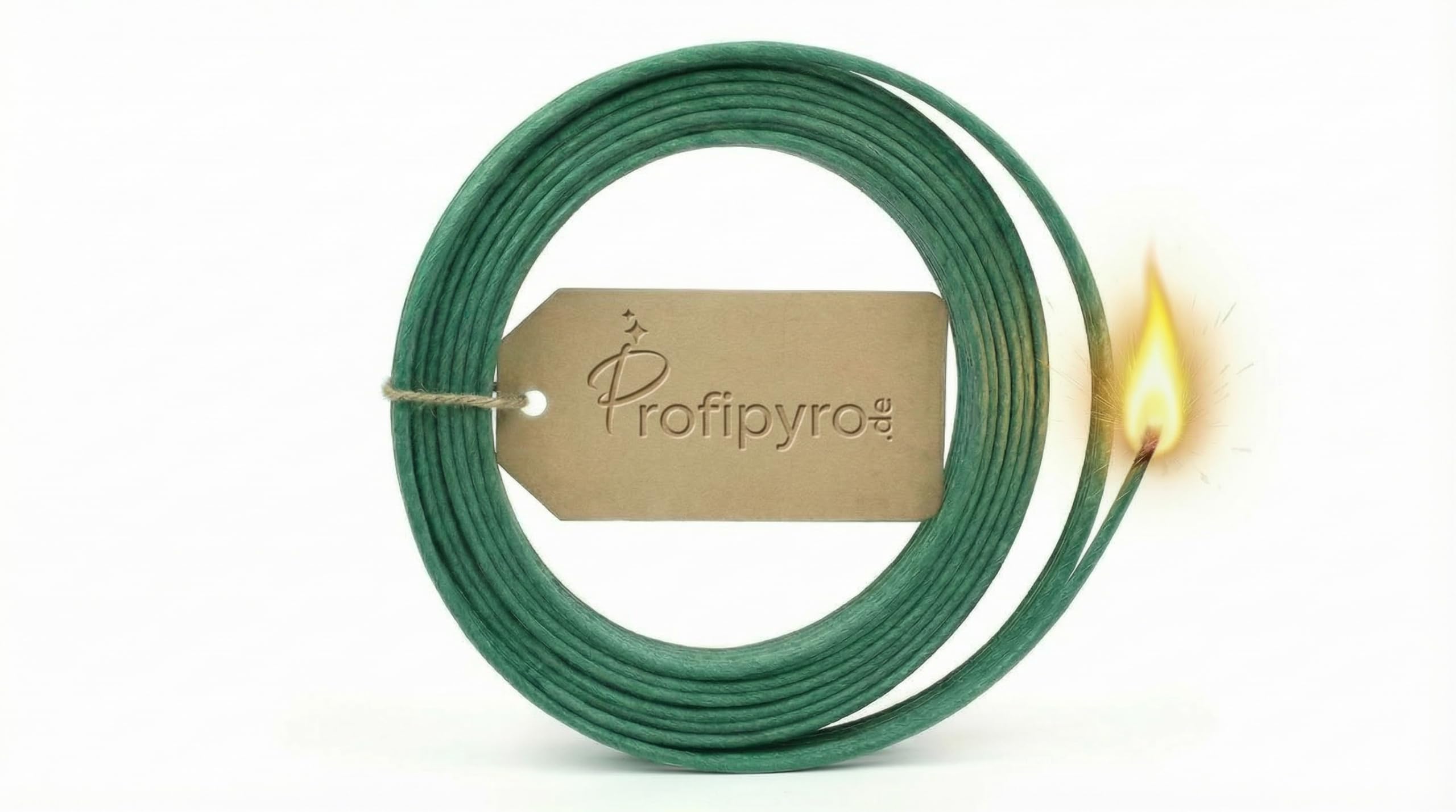 32 foot igniter cord roll, 30 or 60 seconds.Green Visco 2.5 mm, igniter cord.