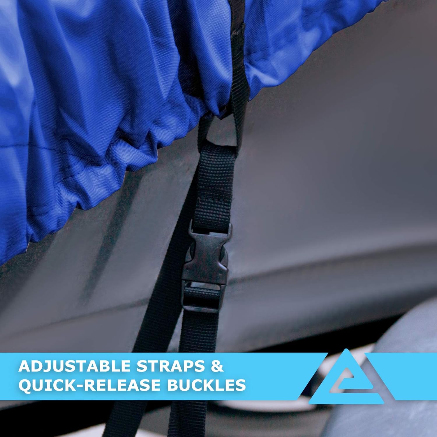 Leader Accessories Solution Dyed Waterproof Trailerable Runabout Boat Cover Fit V-Hull Tri-Hull Fishing Ski Pro-Style Bass Boats, Full Size : Sports & Outdoors