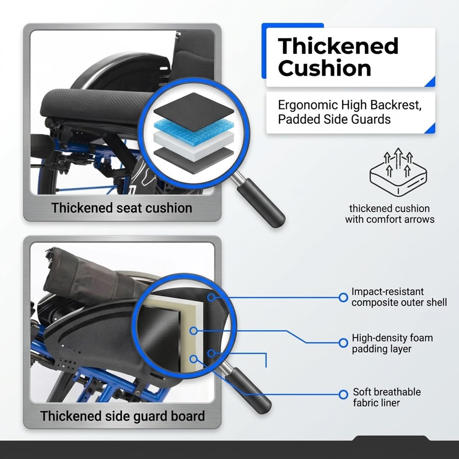 Silla de Ruedas Ligera 11kg, Plegable de Aluminio para Viaje y Exterior (Purple,42)