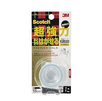 Amazon スコッチ 両面テープ あとからはがせる超強力プレミアゴールド 幅15mmx1m Krg 15 産業 研究開発用品 産業 研究開発用品 通販