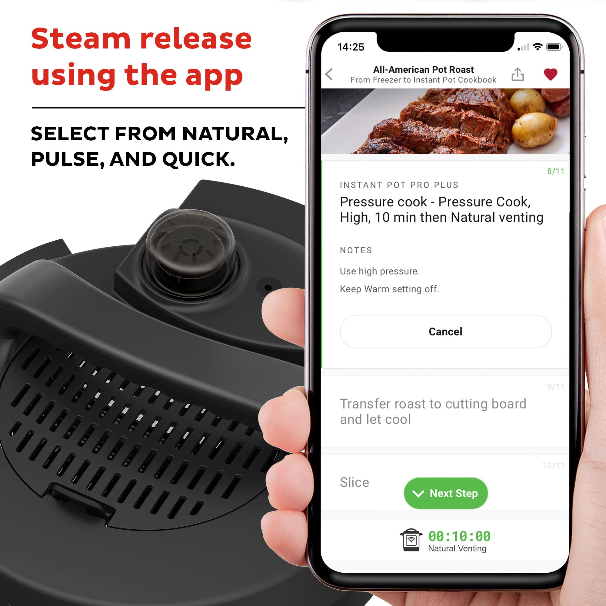 Buy Instant Pot Pro Plus Smart Multi Cooker, 6 Quart, 10in1, Pressure