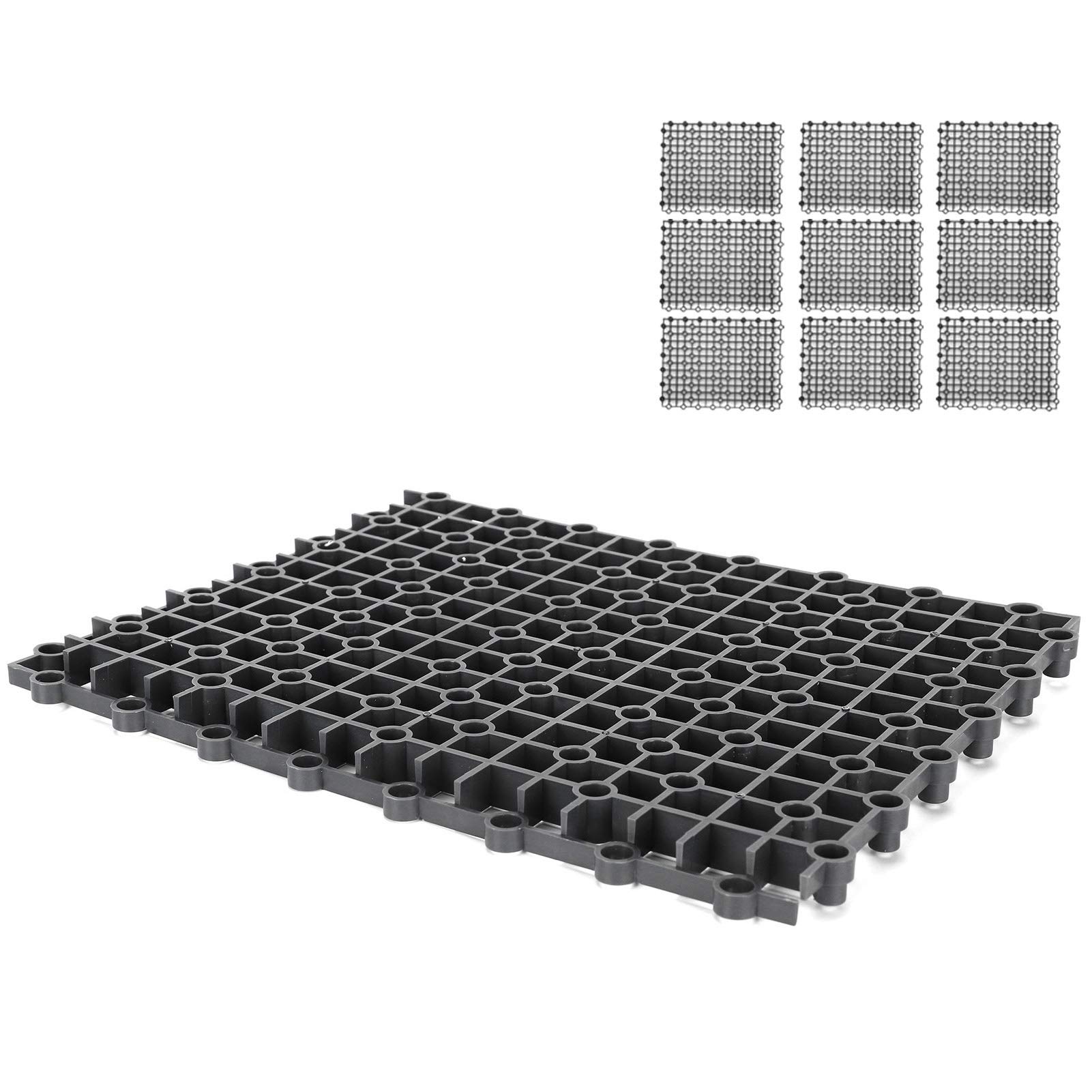 Aquarium Isolation Board, 10 Stück Aquarium Aquarium Multifunktions Isolation Board Teiler Bodenfilterplatte für Mischzucht(schwarz)