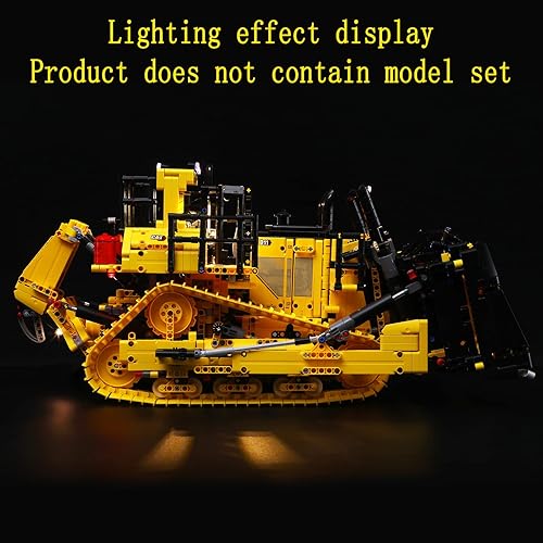 Miniatura 5 de Kit de luces LED compatible con Lego Cat D11 niveladora controlada por aplicación  para el juego de modelos Technic 42131 (juego de modelos no