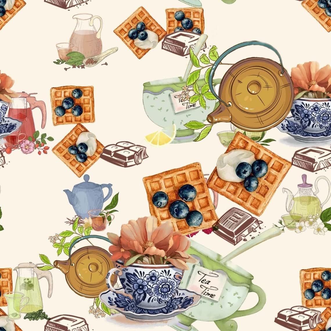 100% Combed Cotton Printed Quilting Fabric by The Yard – Soft & Breathable | Perfect for Quilts, Clothing, Accessories, Blankets, Home Decor, Crafts & DIY