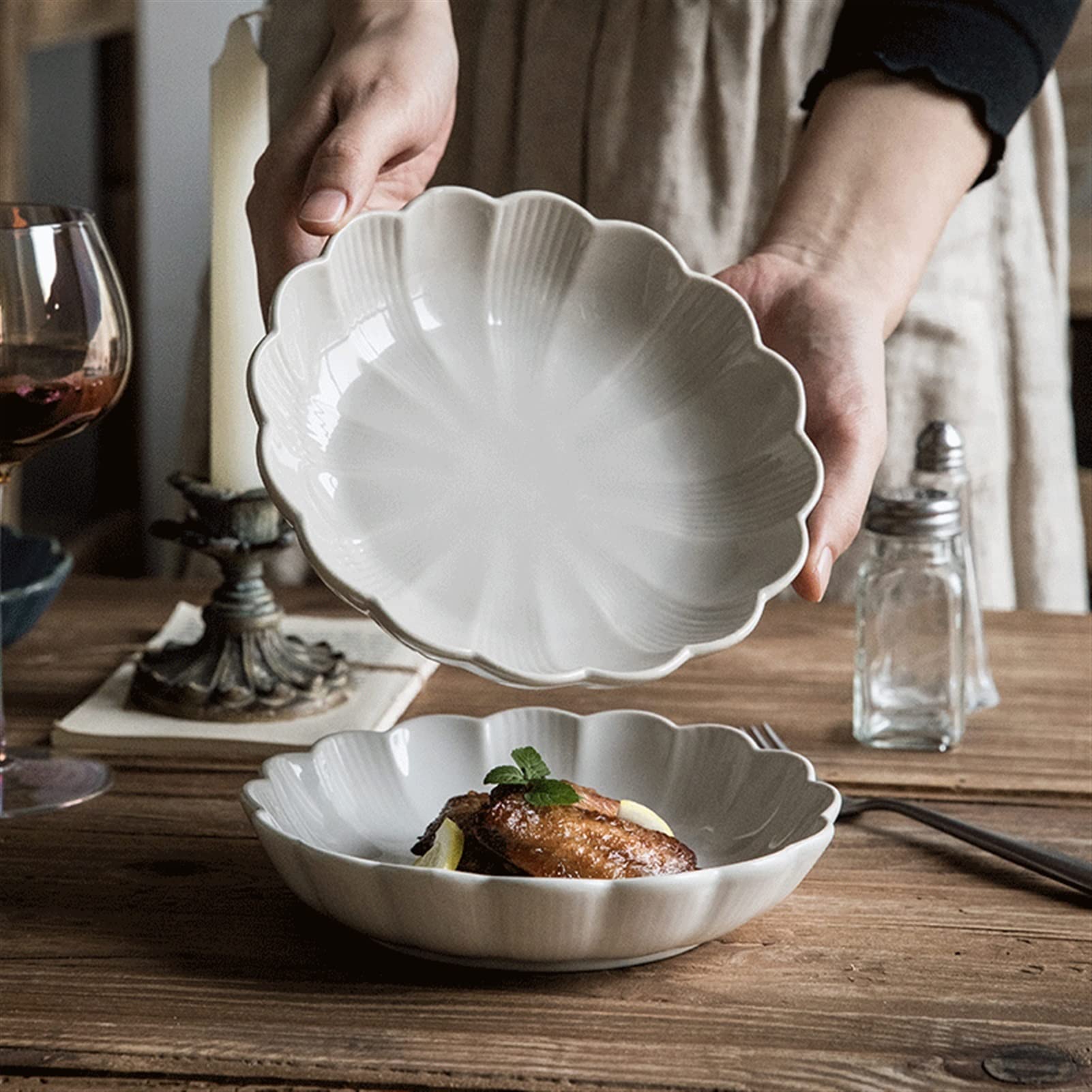 * antique plate ୨୧ ディネット 小さなお皿 ブラウン antique mini plate ୨୧ * ディネット 小さなお皿 【公式通販】
