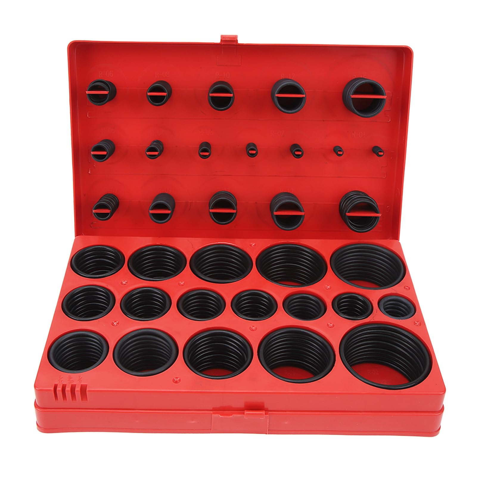Kit d’assortiment de rondelles et de joints toriques, 419 pièces, ensemble universel de joints toriques en caoutchouc nitrile métrique avec joints étanches à l’huile pour la répara