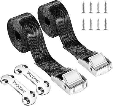 Picowe Cooler Tie Down Kit - أشرطة ربط مشبك الكاميرا لمبردات YETI و RTIC