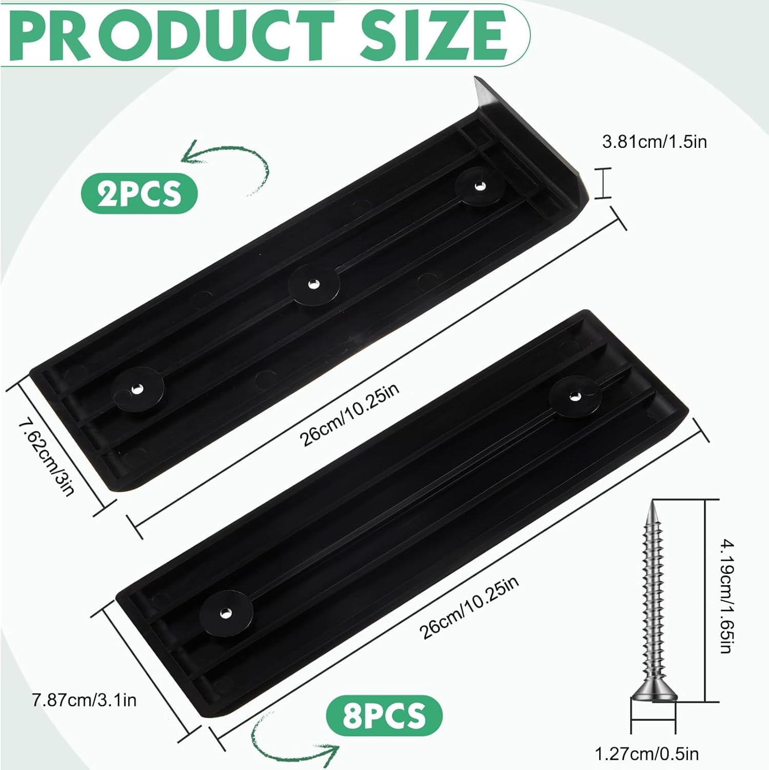 Boat Bunk Slides,3 X 10 in Boat Trailer Bunks | 10x Smoother Bunk, Slide Pads for Launching & Loading On/Off Trailer Easier