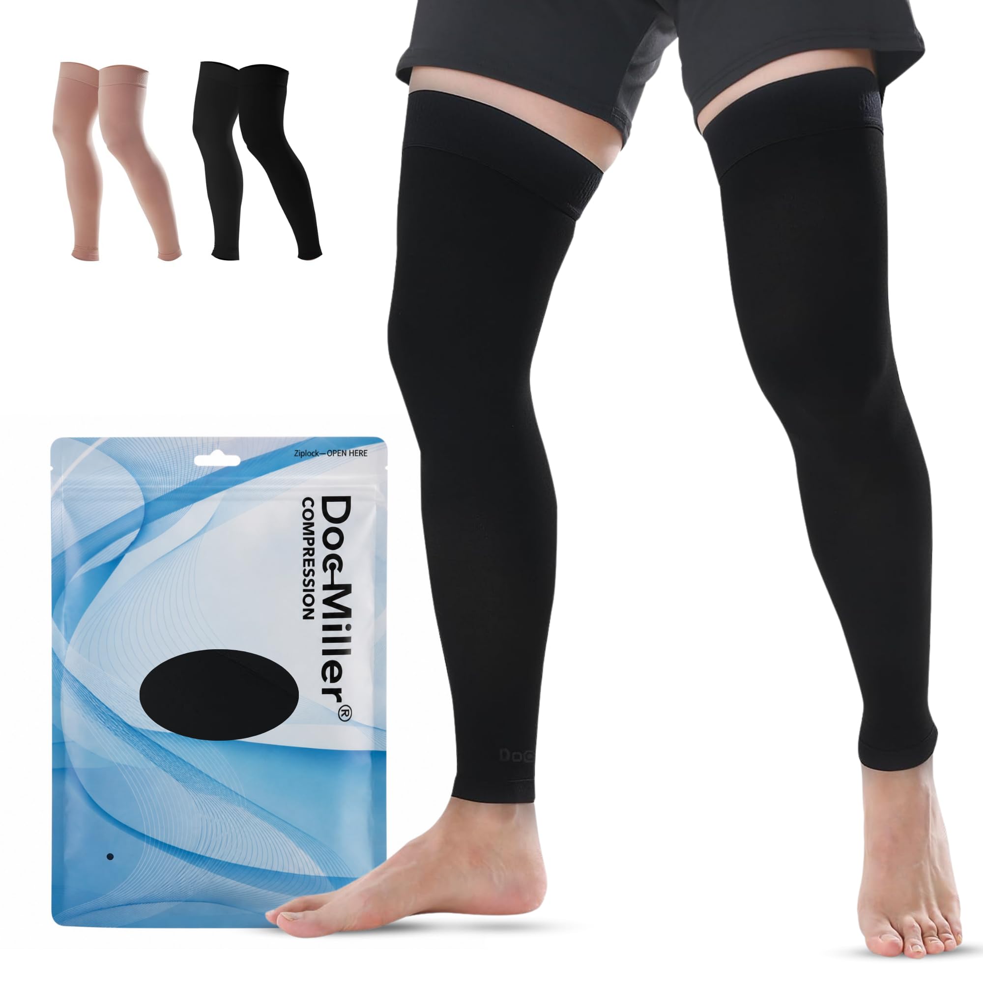 Doc Miller Thigh High Compression Socks