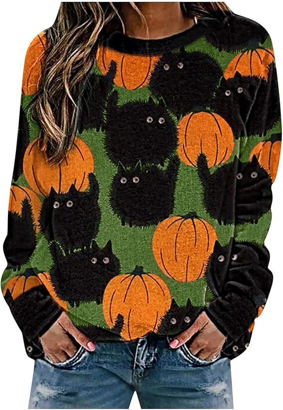 cat sweater halloween