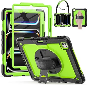 HXCASEAC Case for iPad Pro 13 Inch M5 M4 2025/2024, Heavy Duty Shockproof