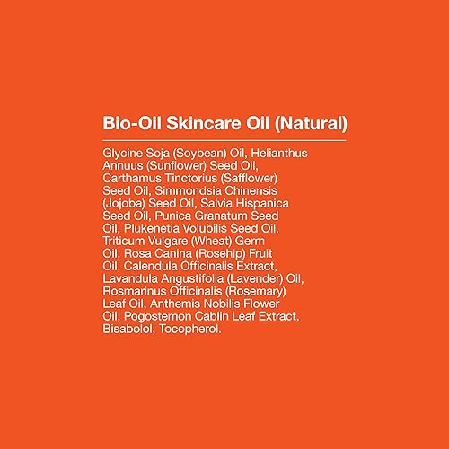 Miniatura 8 de Bio-Oil Aceite natural para el cuidado de la piel, suero para cicatrices y estrías, hidratante facial y corporal para piel seca, aceite para el