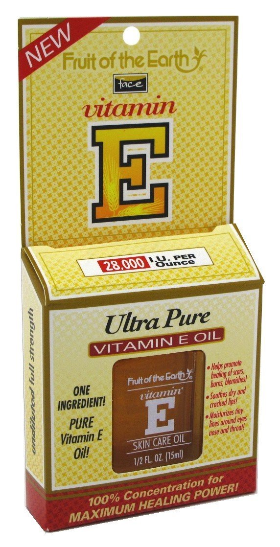 Fruit Of The Earth Vitamin-E Oil Ultra Pure 0.5 Ounce (14ml) (3 Pack)