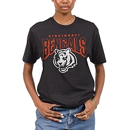 Junk Food Clothing x NFL - Cincinnati Bengals - Bold Logo - Unisex Adult Short Sleeve Fan T-Shirt for Men and Women - Size 3X-Large