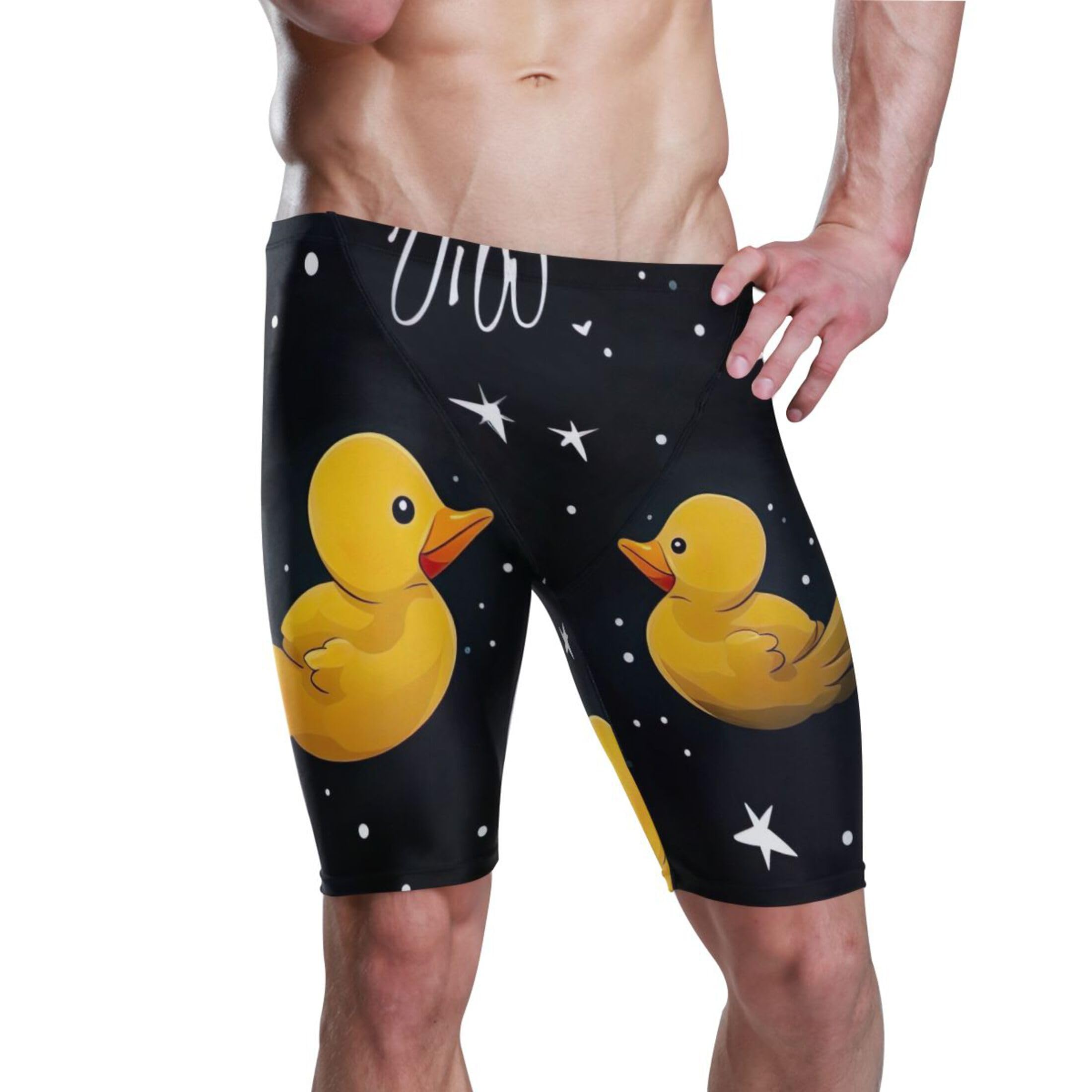 Little Yellow Duck Men's Swim Jammers Racing & Training Swimsuit Fast, Flexible,Comfortable XXXL B0402347