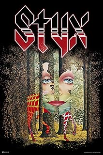 Styx The Grand Illusion Album Cover Classic Rock Music Merchandise Retro Vintage 70s 80s Aesthetic Band Cool Wall Art Print Poster 12x18