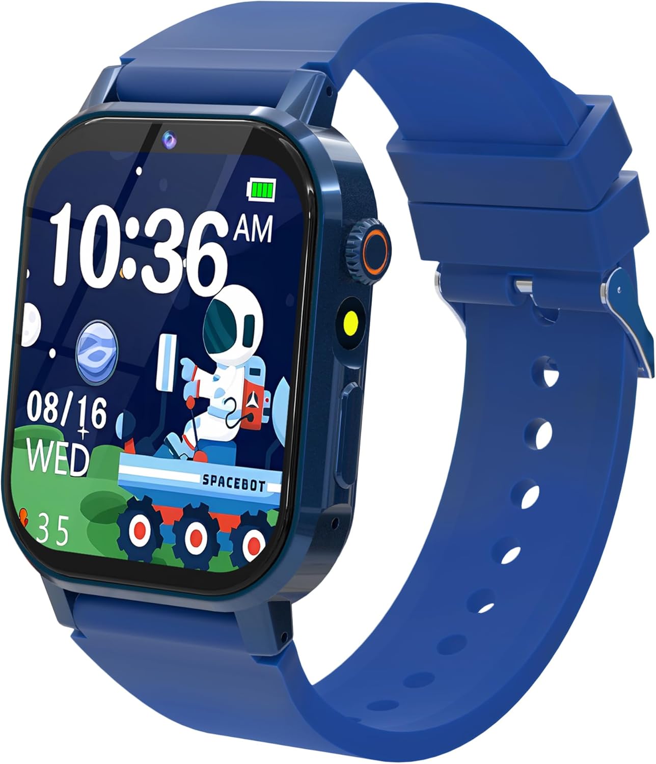 Kids Smart Watch Boys Age 3-12, Smart Watch for Kids with 32 Games HD Touch Screen Camera Video Alarm Music Audiobooks Pedometer Flashlight 12/24 hr Toys Birthday Gifts for Boys Ages 5 6 7 8 9 10