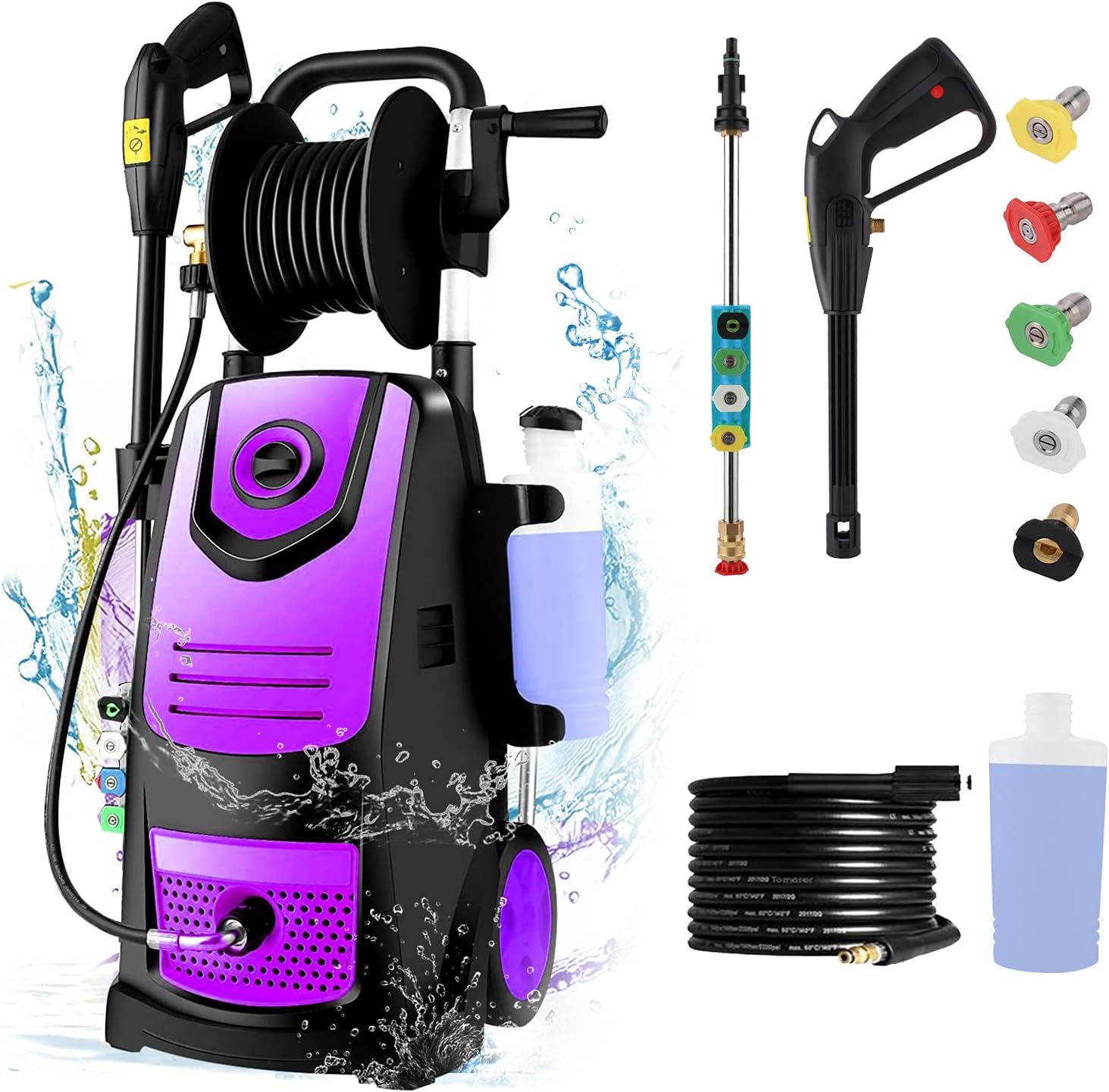 Suyncll Pressure Washer 3800PSI Max 2.8 GPM Electric
