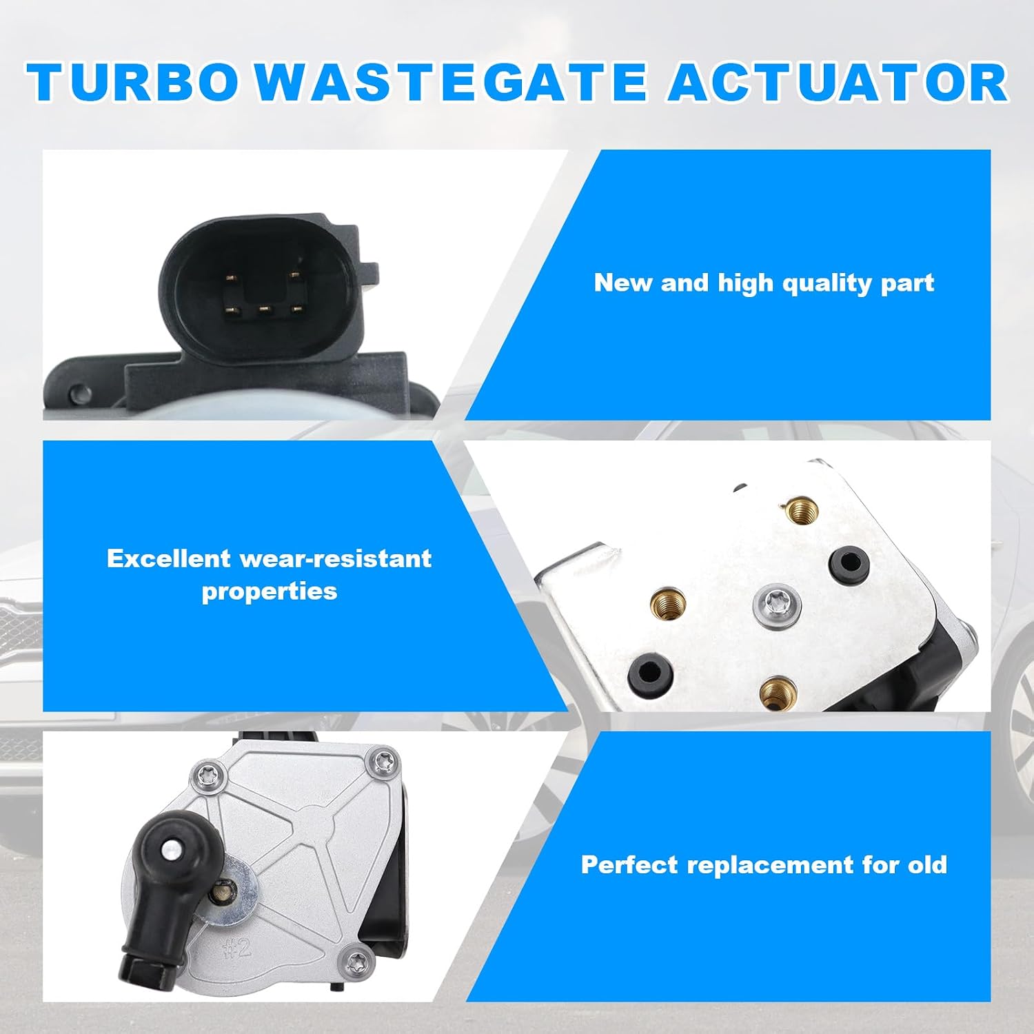 39400-2G700 Wastegate Control Valve Solenoid, Turbo Wastegate Actuator Compatible with Hyundai Sonata Santa Fe Kia Optima Sportage 2011 2012 2013 2014 2015 2016