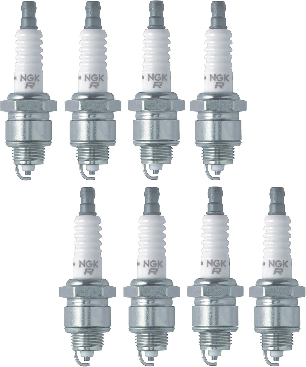 NGK V-Power Set of 8 Spark Plugs For Buick Dodge Chevrolet Oldsmobile Pontiac